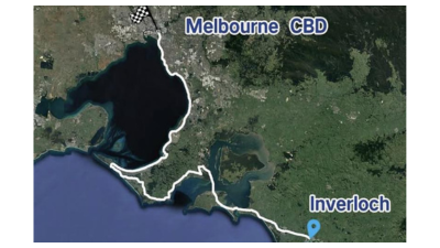 Inverloch to Melbourne